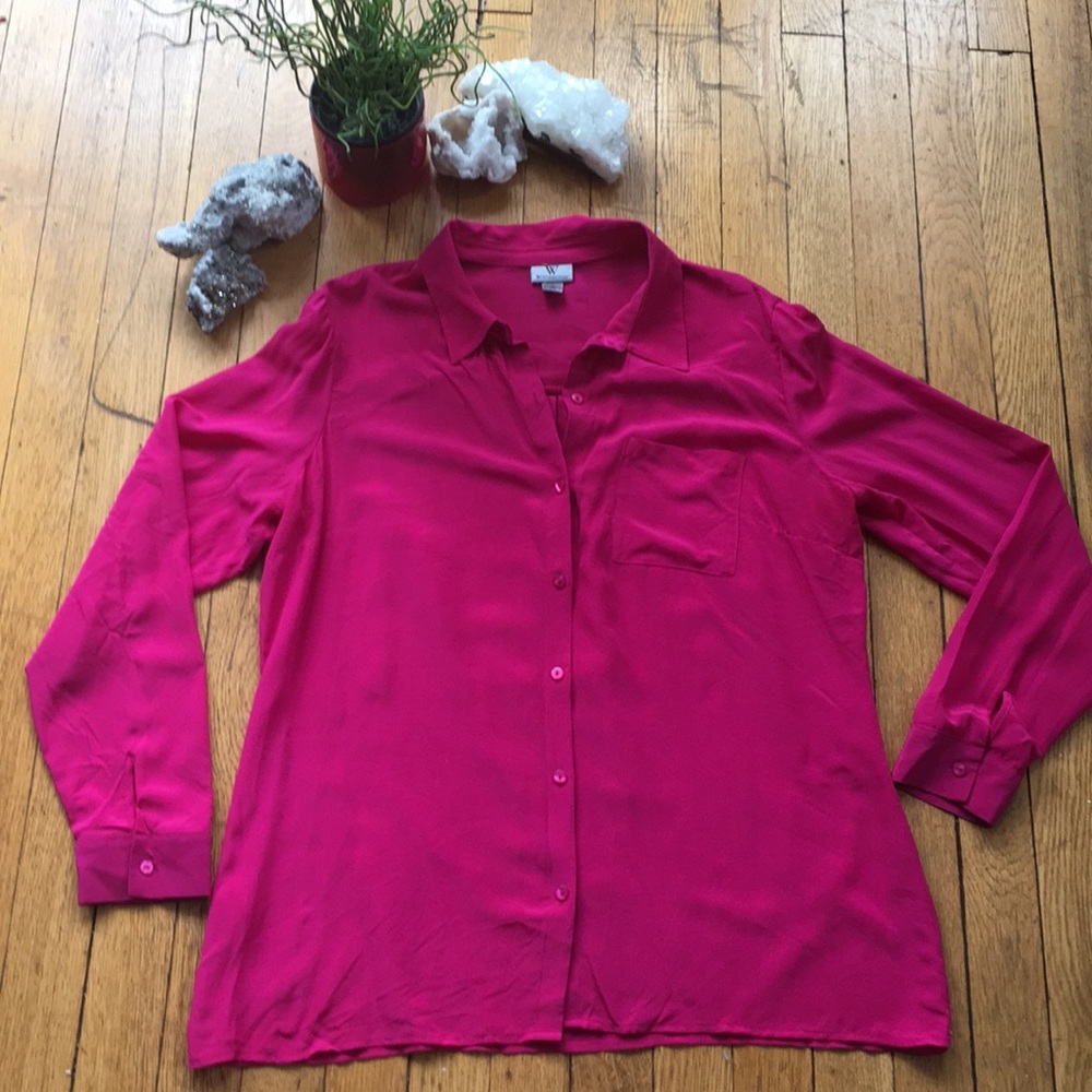 Worthington Silk Pink Top